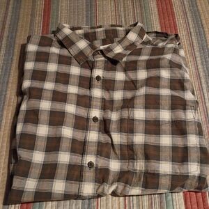 Casual Men's Plaid Button-Down Shirt